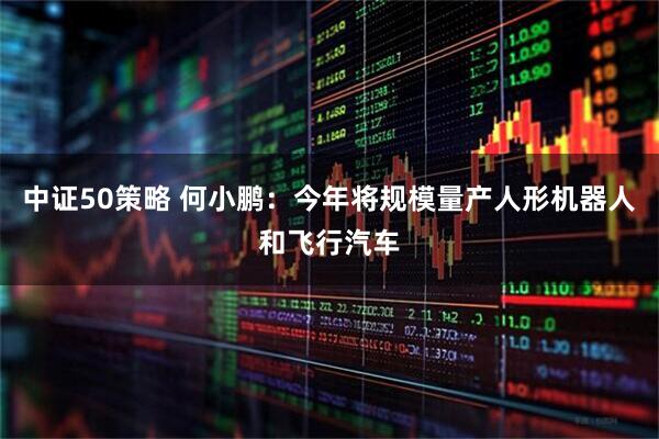 中证50策略 何小鹏：今年将规模量产人形机器人和飞行汽车